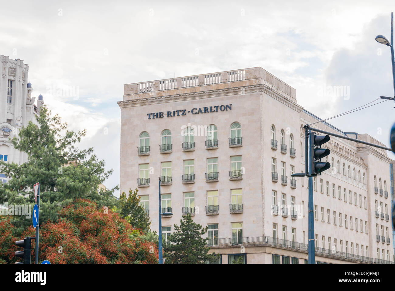 Ritz carlton in budapest hungary luxury hotel resort Stock Photo Alamy