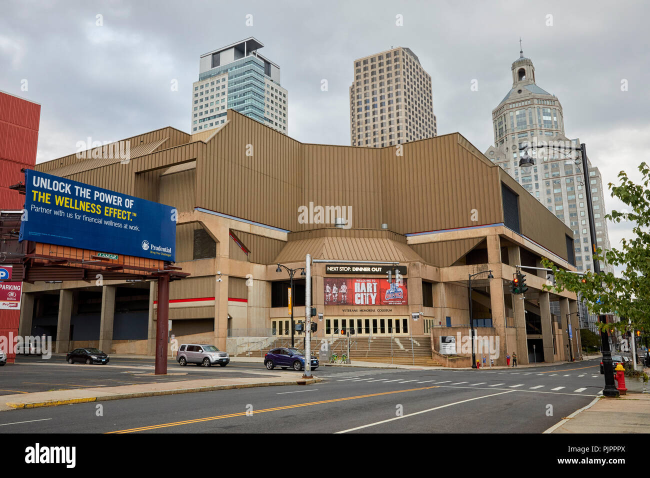 XL Center Civic Center in Hartford Connecticut, United States Stock Photo