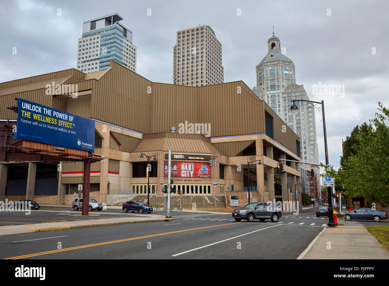 XL Center Civic Center in Hartford Connecticut, United States Stock Photo
