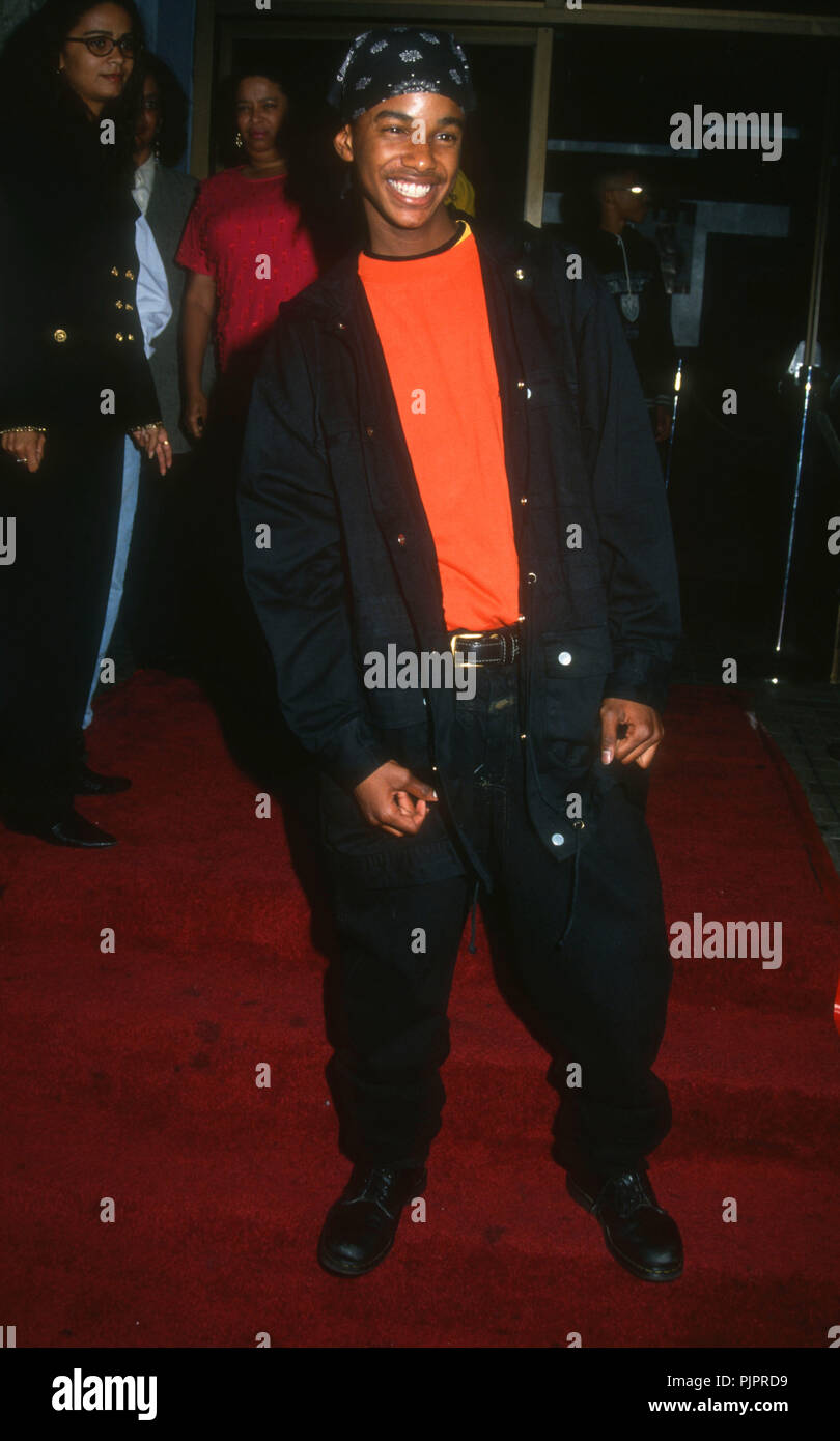 HOLLYWOOD, CA - SEPTEMBER 11: Singer Tevin Campbell attends Quincy Jones Hosts A Party for New Magazine VIBE on September 11, 1992 at Spice Nightclub in Hollywood, California. Photo by Barry King/Alamy Stock Photo Stock Photo
