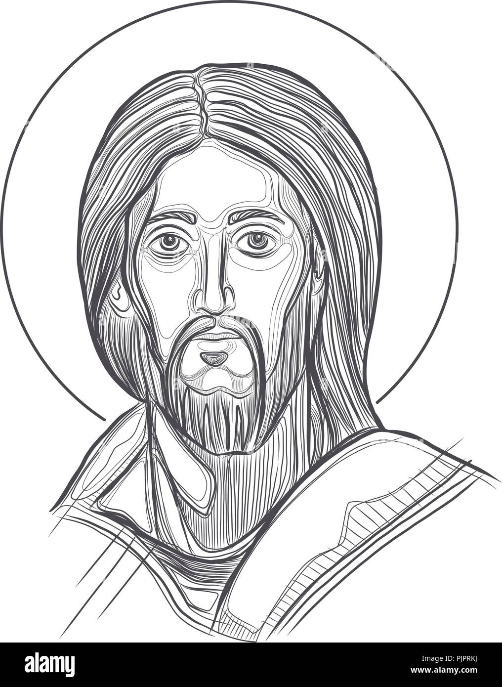 Jesus Drawing Logo