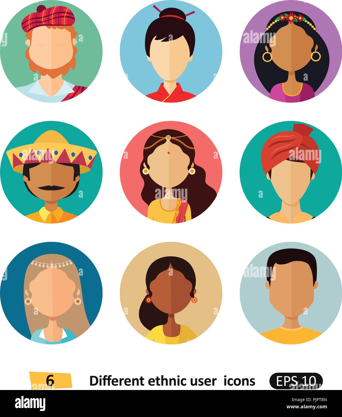 Avatar Icons People collection By NikoDzhi Art