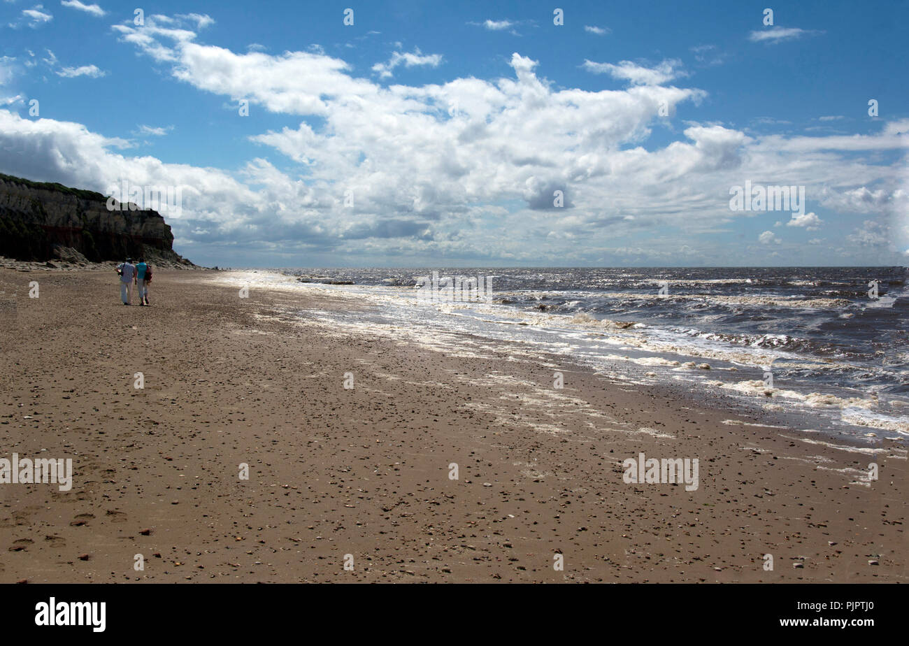 NORFOLK; OLD HUNSTANTON; BEACH AND SEA Stock Photo - Alamy