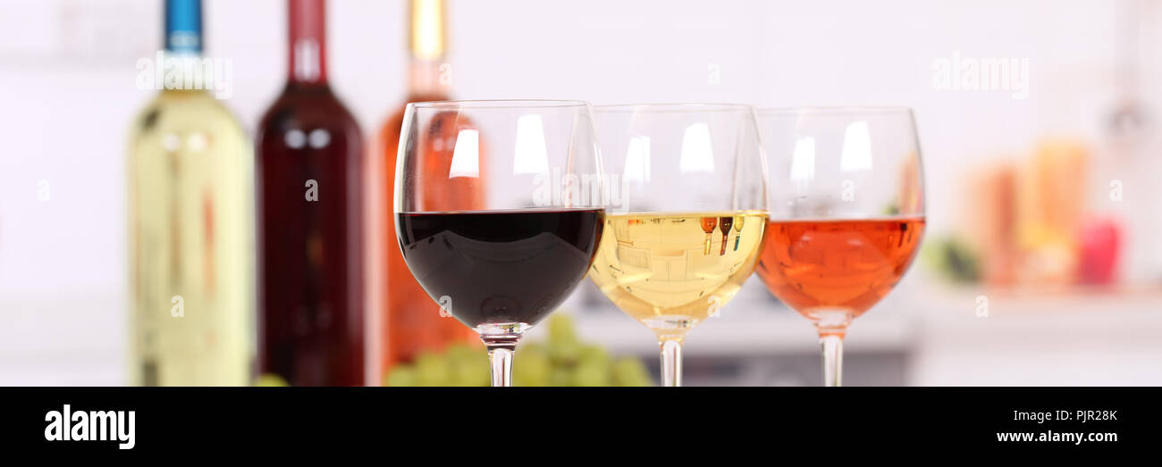 Wine white red rose banner copyspace copy space Stock Photo