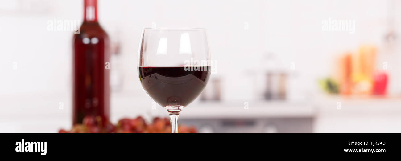 Red wine banner alcohol copyspace copy space Stock Photo