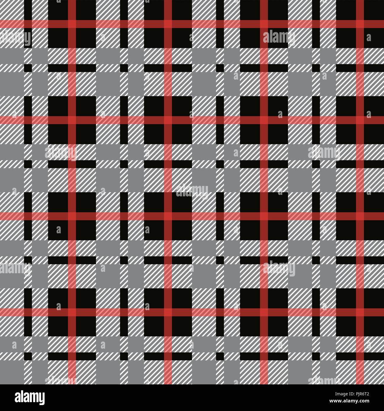 Template of checkered seamless background, plaid fabric, vector ...