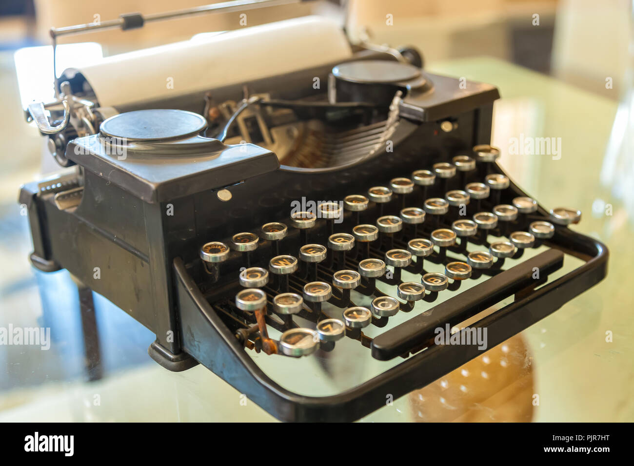 Old 1930s Royal Portable typewriter in black Stock Photo Alamy