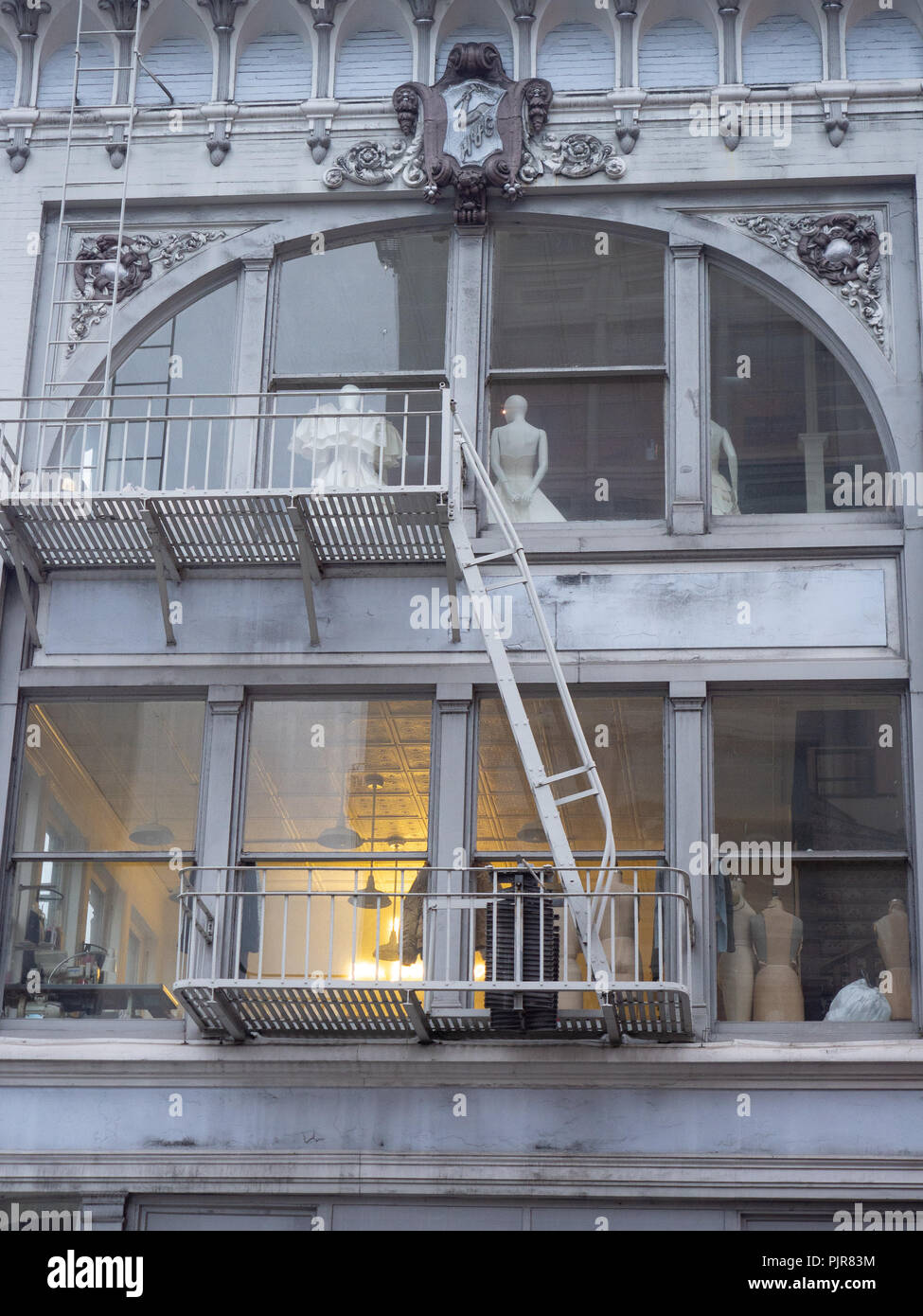 Mannequins In The Window Stock Photo Alamy