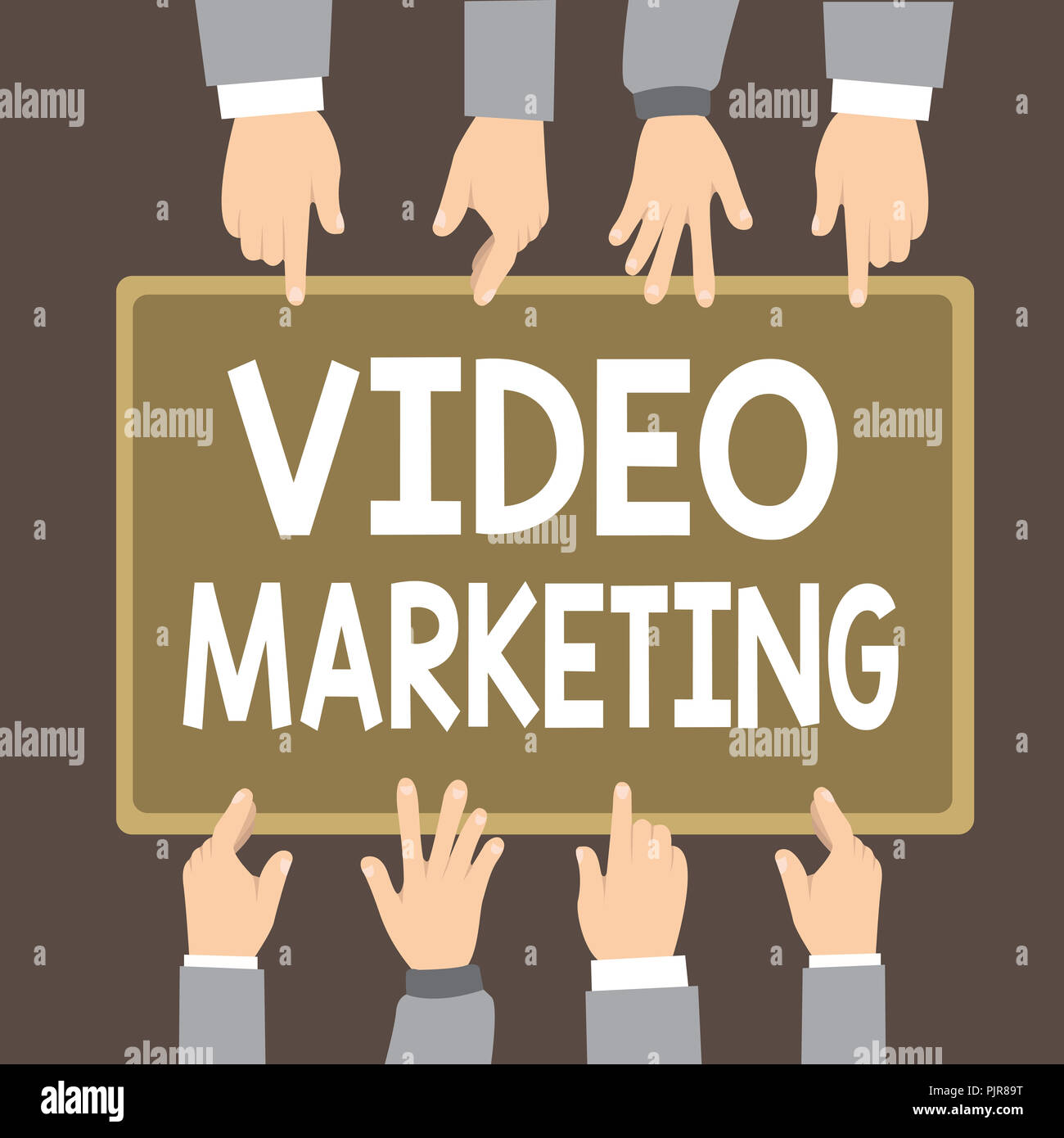 Text sign showing Video Marketing. Conceptual photo create short videos ...