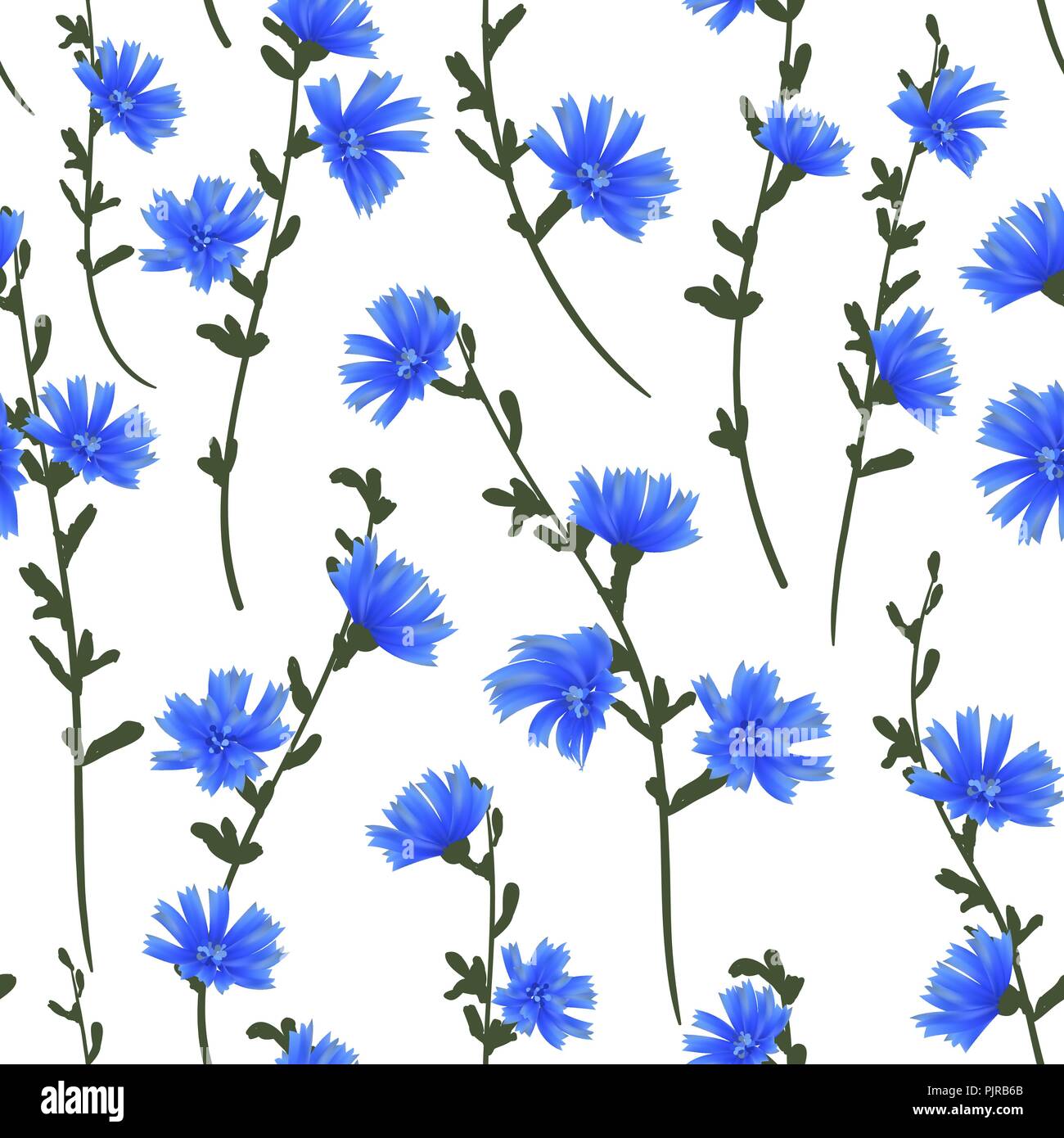 Premium Vector  Floral pattern pretty flowers light blue background  printing with small flowers ditsy print