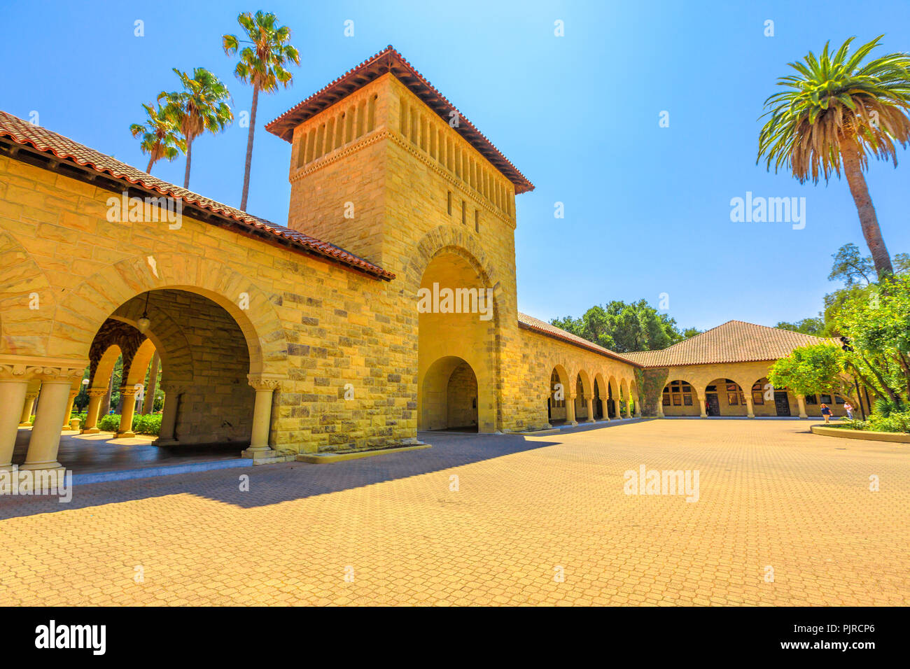 Palo Alto, California, United States August 13, 2018 Main Quad and