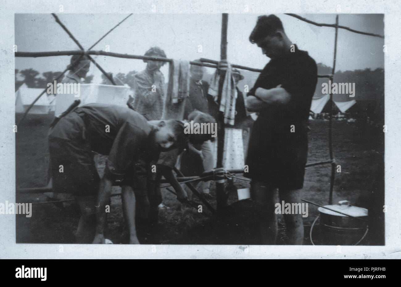 5th World Scout Jamboree, Held in Bloemendaal Vogelenzang Holland, Netherlands,1937 Stock Photo