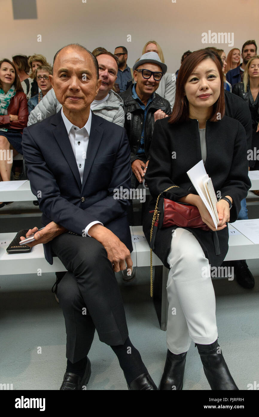 Jimmy Choo Fashion Designer His Daughter Stock Photo 8759521