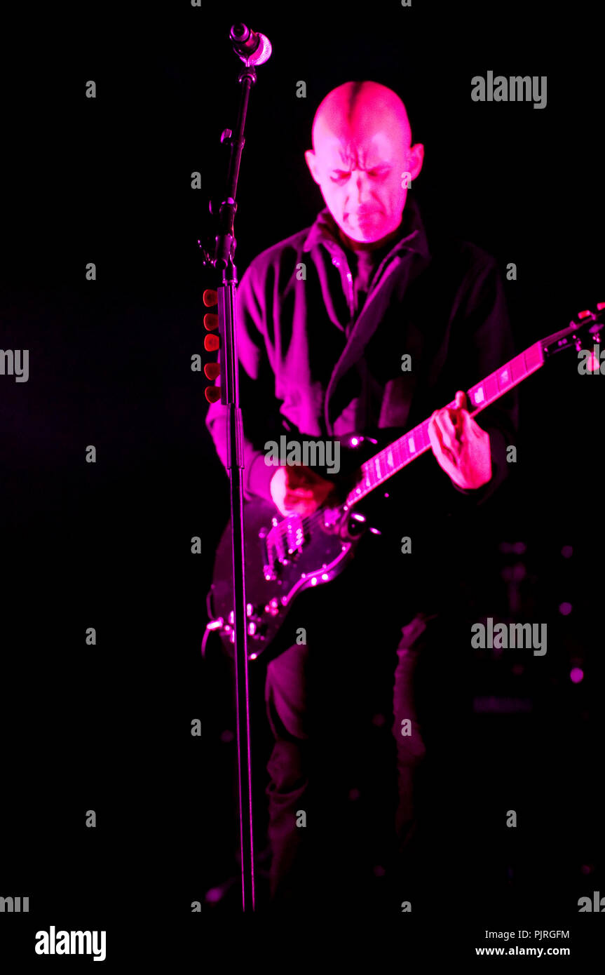 American artist Moby in concert at the third day of the Suikerrock ...