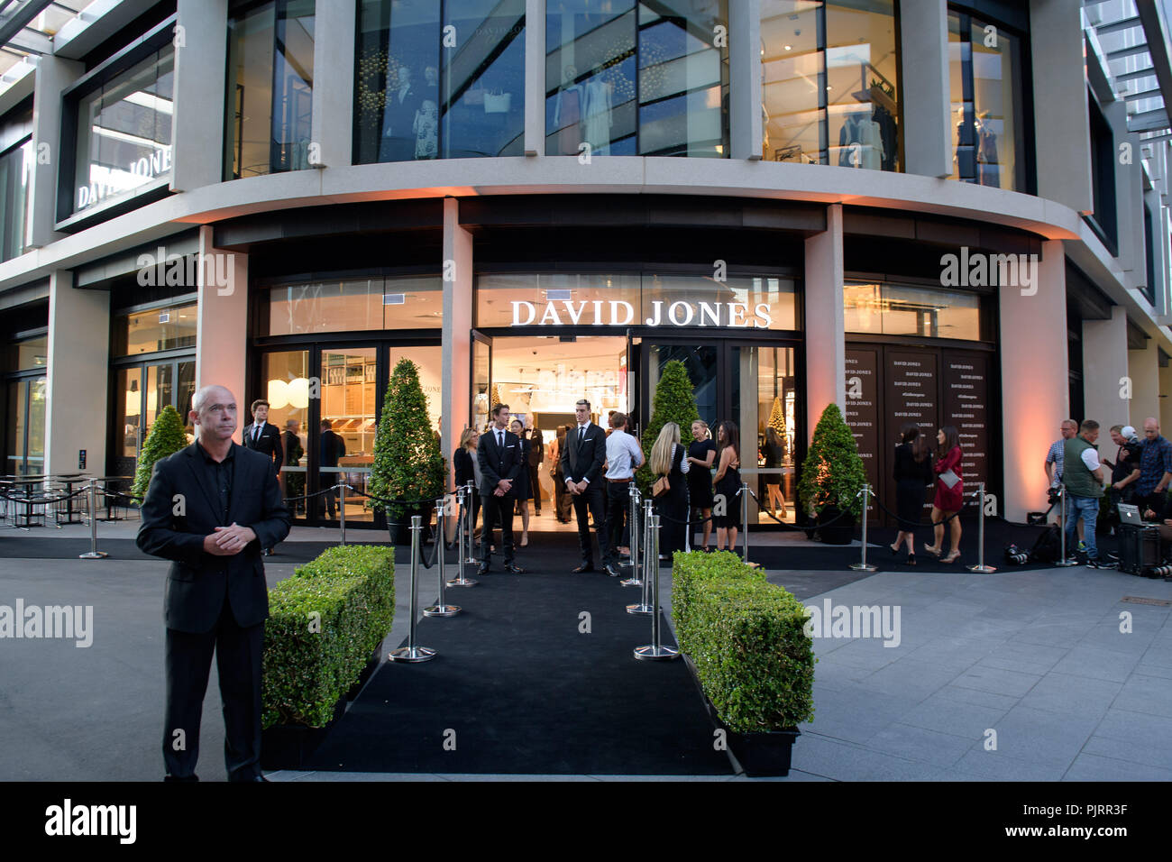 General view of David Jones new signature ‘boutique’ store in Barangaroo South in Sydney. Stock Photo