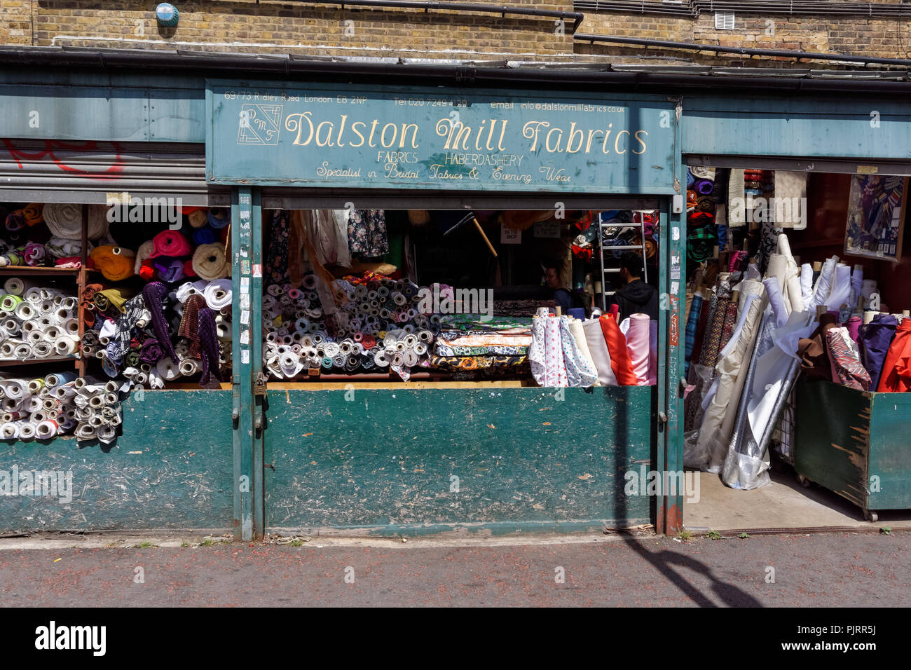 Ridley Road market in Dalston, London England United Kingdom UK Stock