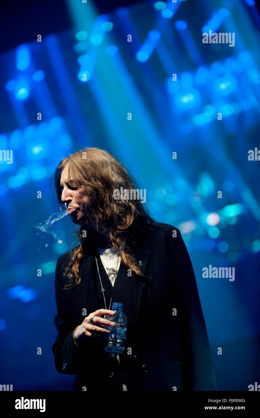 American singer-songwriter Patti Smith in concert at the Sinner's Day ...