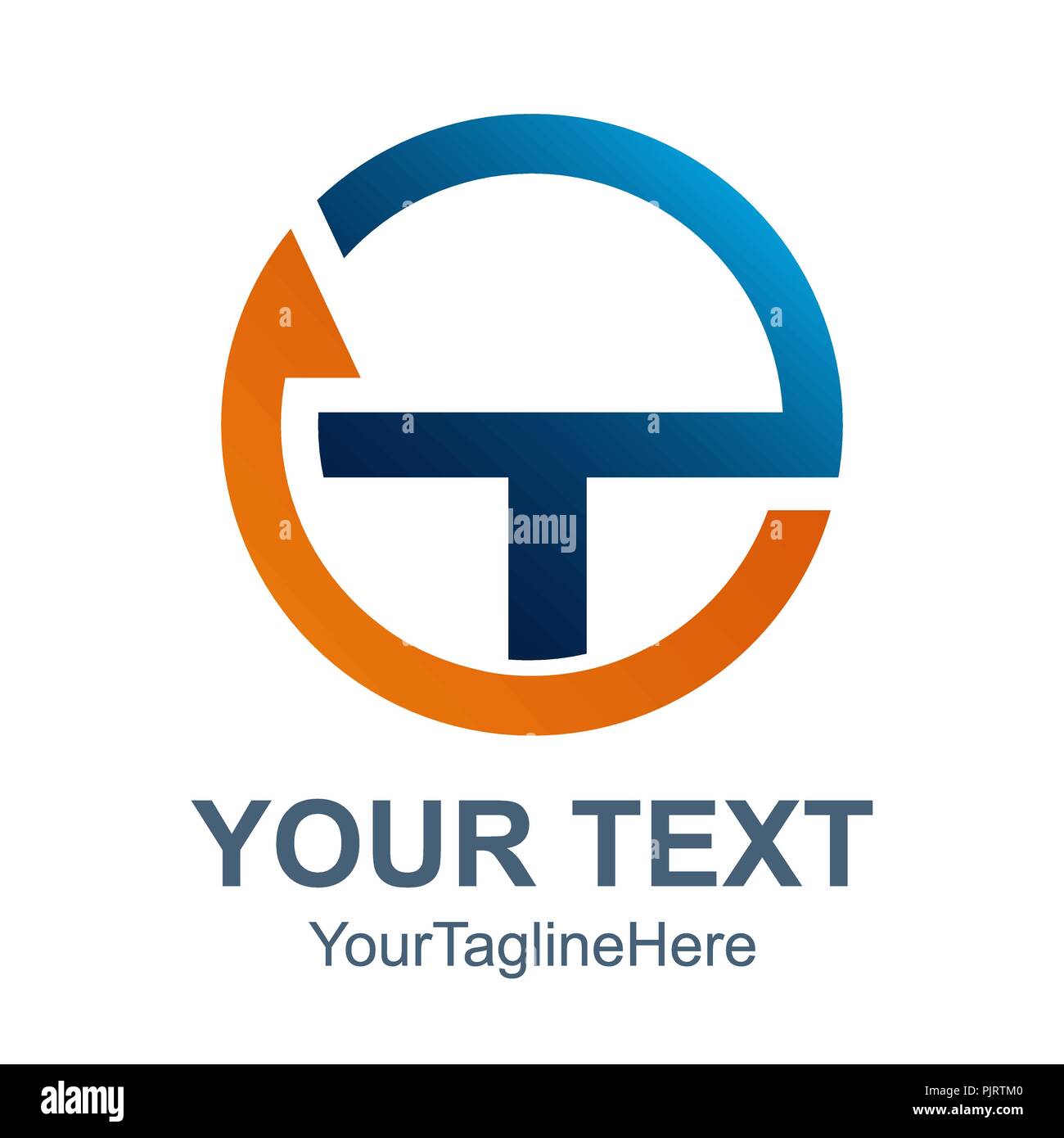 Circle Abstract T letter vector technology logo, T letter vector, T ...