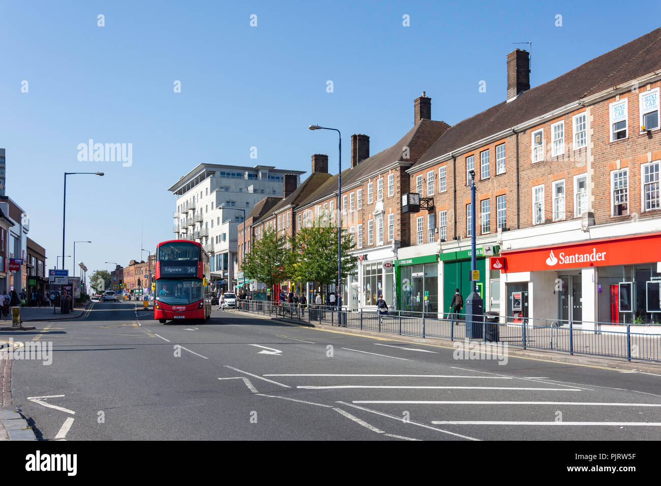 Station Road, Edgware, London Borough of Barnet, Greater London, England, United Kingdom Stock Photo