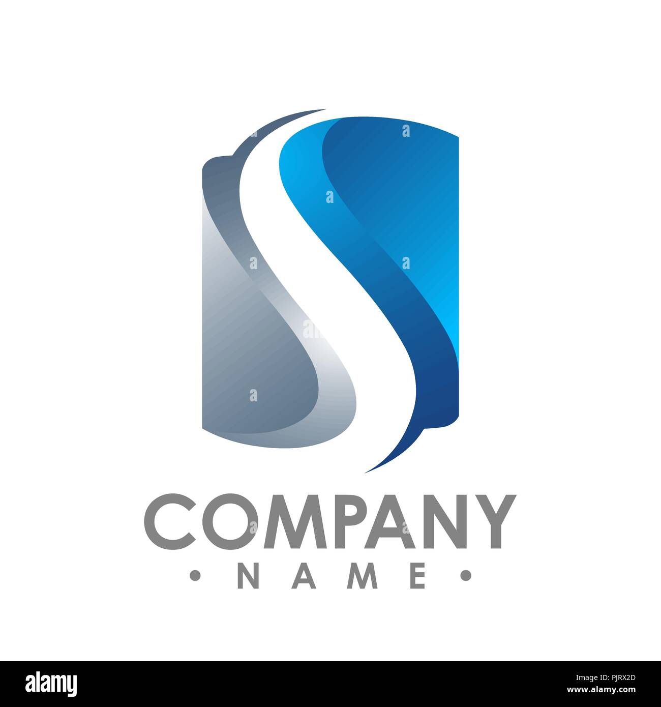 Letter s 3d logo vector illustration template, letter S trend logo vector, creative Letter S letter 3D style logo Stock Vector