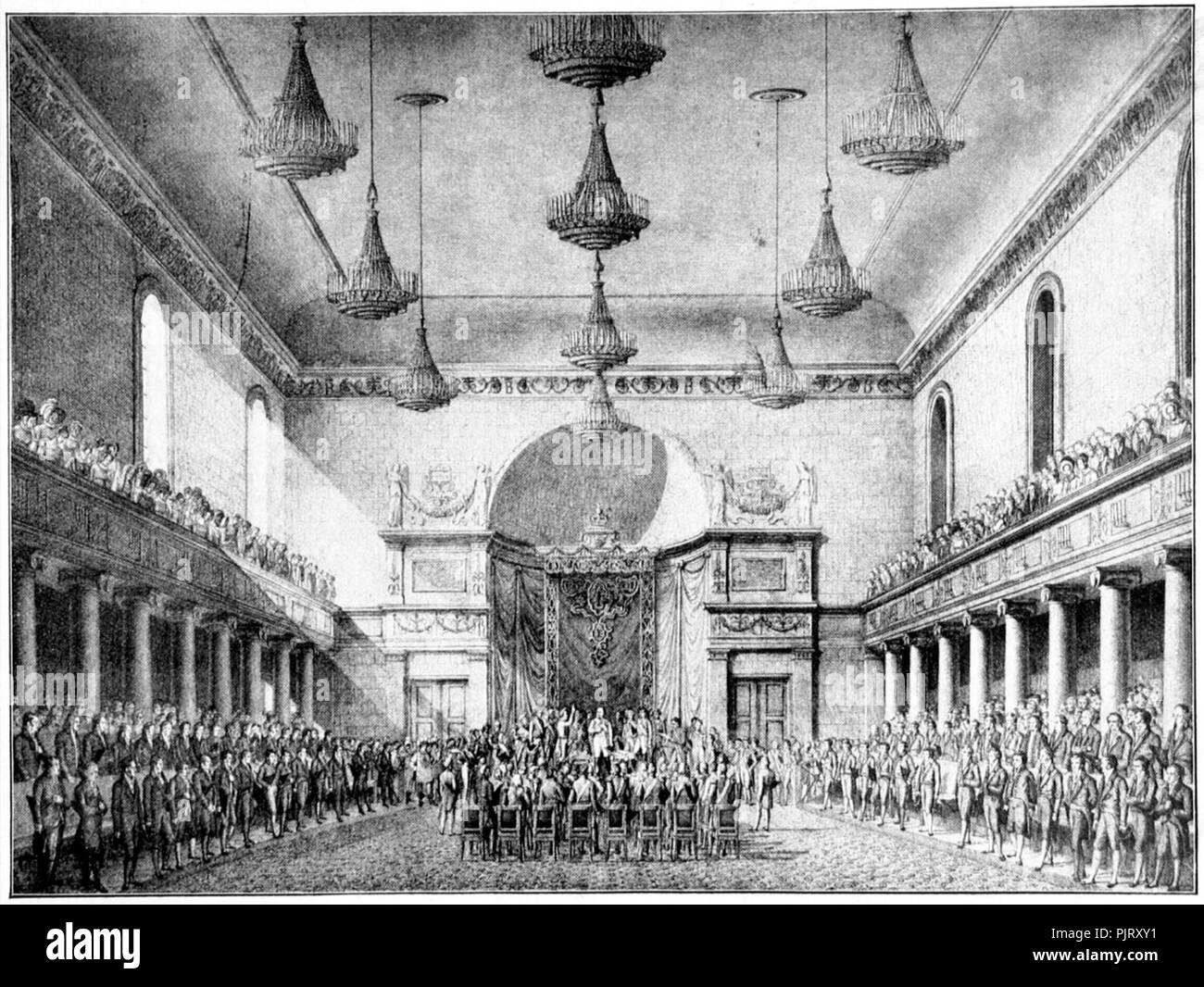 Bayerische Ständeversammlung, 4. Februar 1819-2. Stock Photo