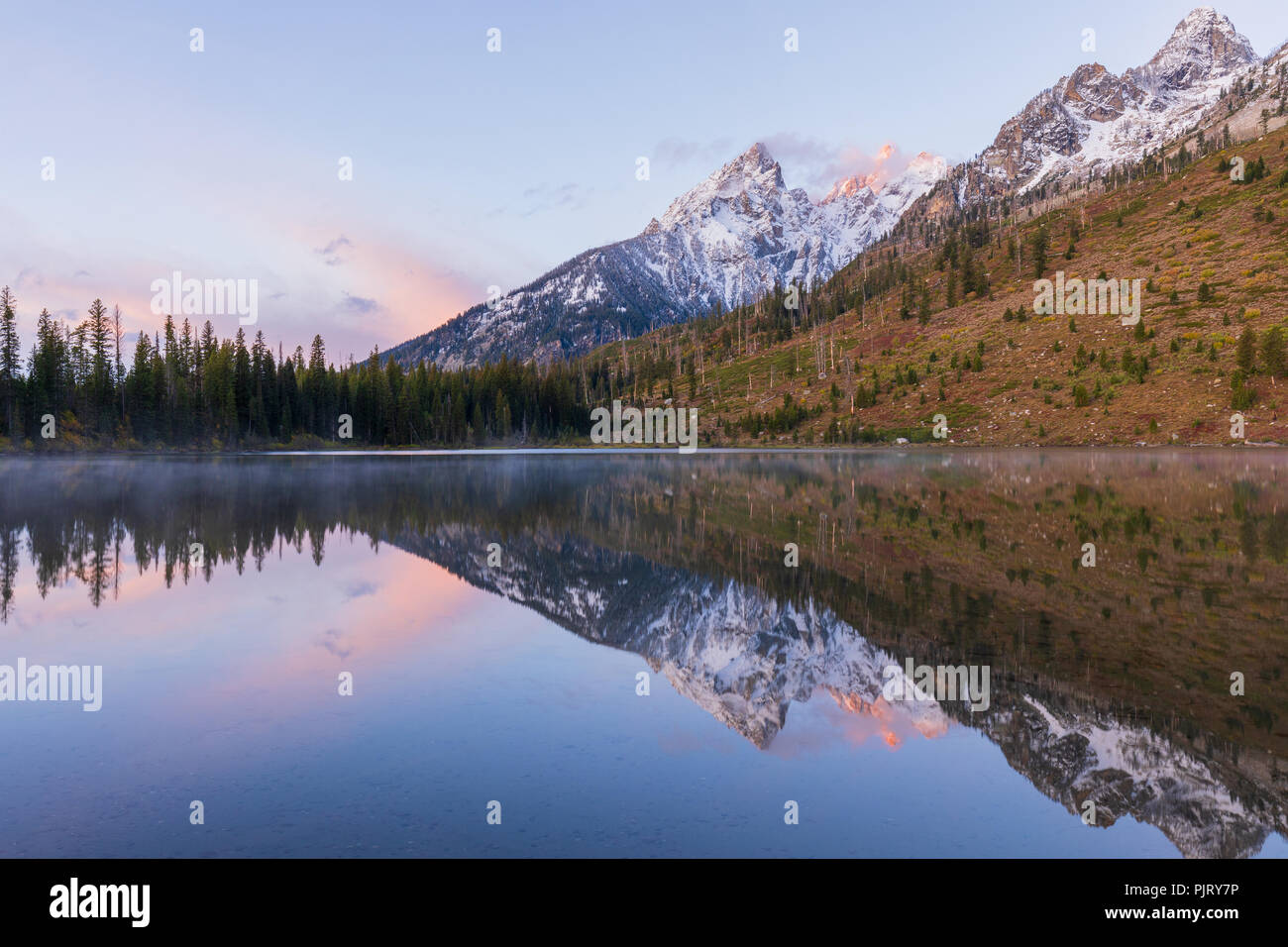Scenic Autumn Landscape in the Tetons Stock Photo - Alamy