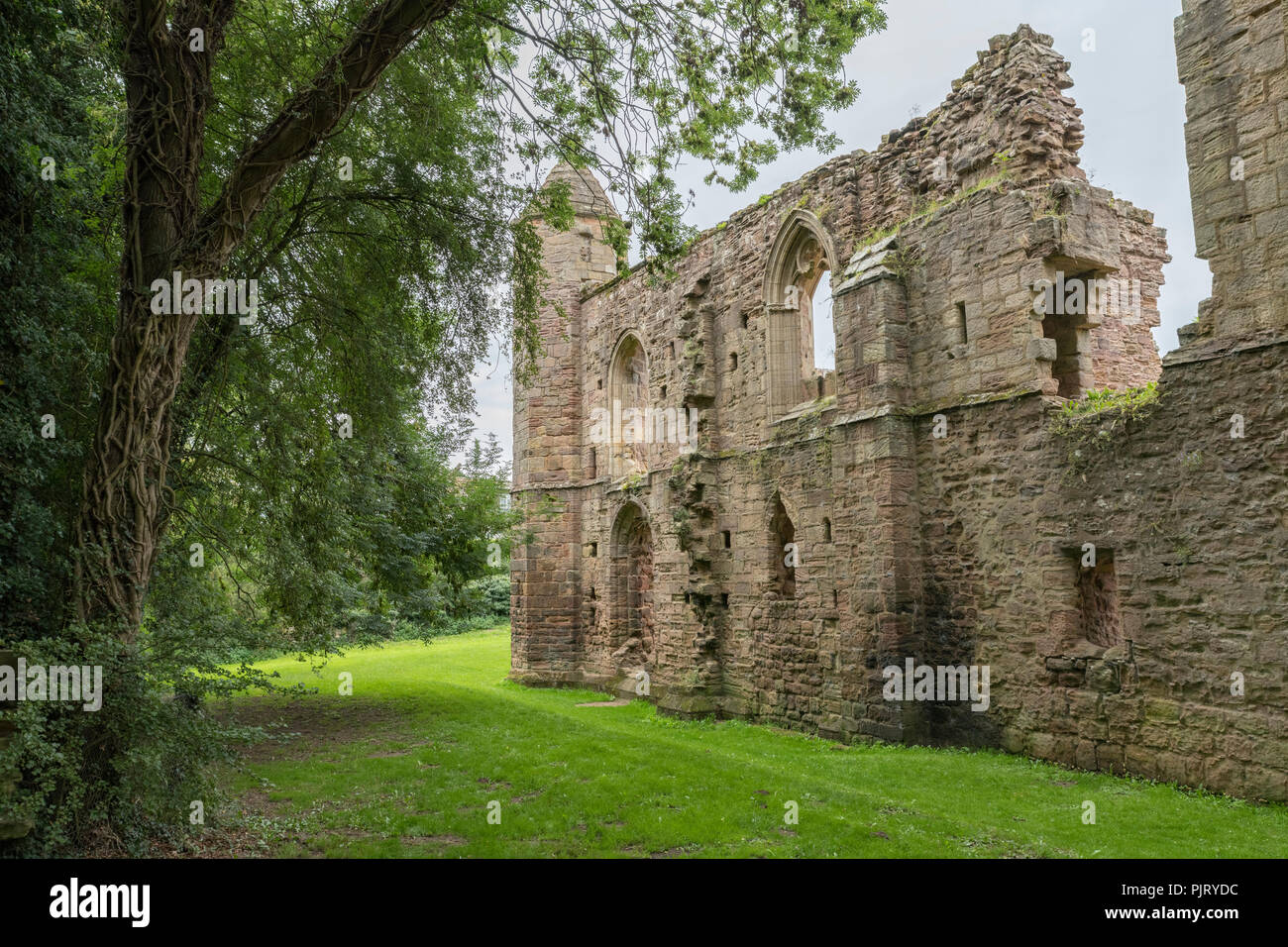Spofforth Castle, North Yorkshire, England Stock Photo