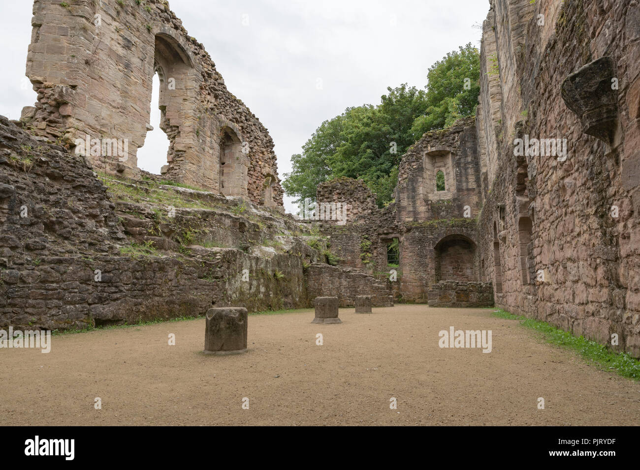 Spofforth Castle, North Yorkshire, England Stock Photo