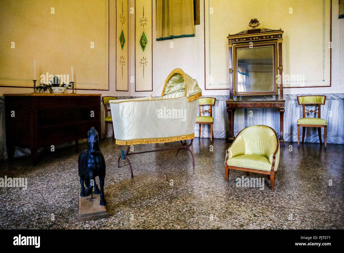 Italy Veneto Stra: Villa Pisani : Room Stock Photo