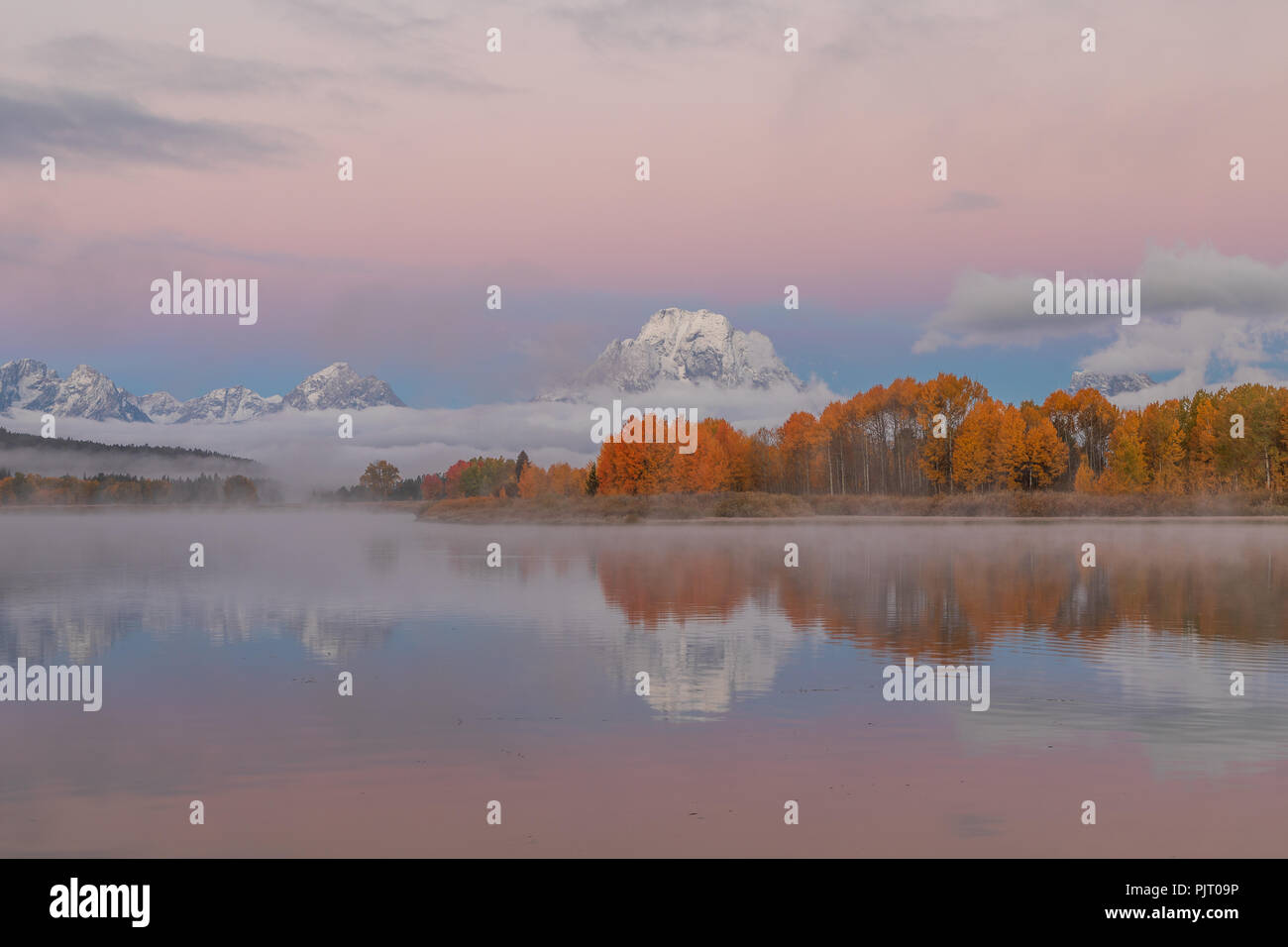 Scenic Autumn Landscape in the Tetons Stock Photo - Alamy