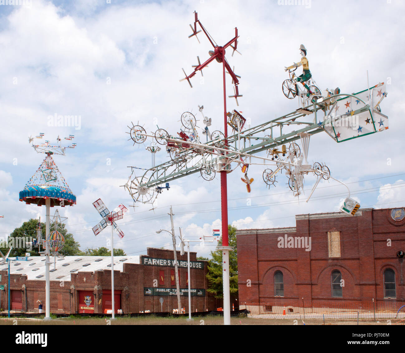 Vollis Simpson Whirligig Park in Wilson North Carolina Stock Photo Alamy