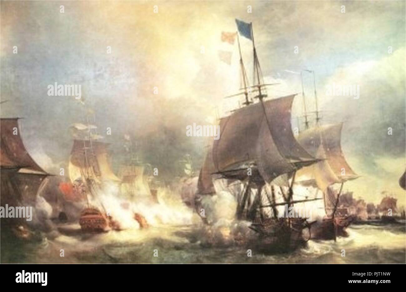 Bataille d Ouessant 1778 Stock Photo Alamy