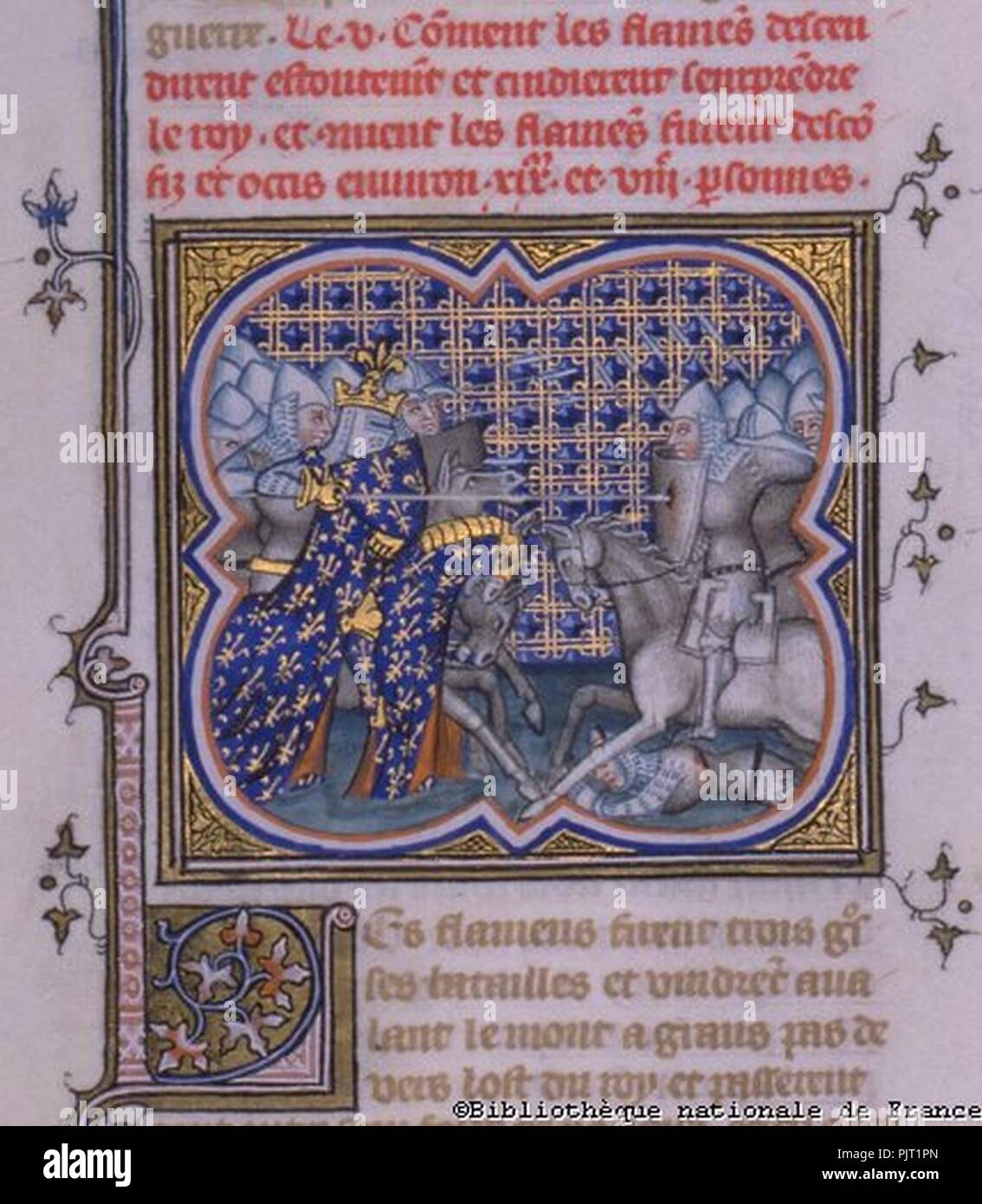 Bataille de Cassel (1328 Stock Photo Alamy