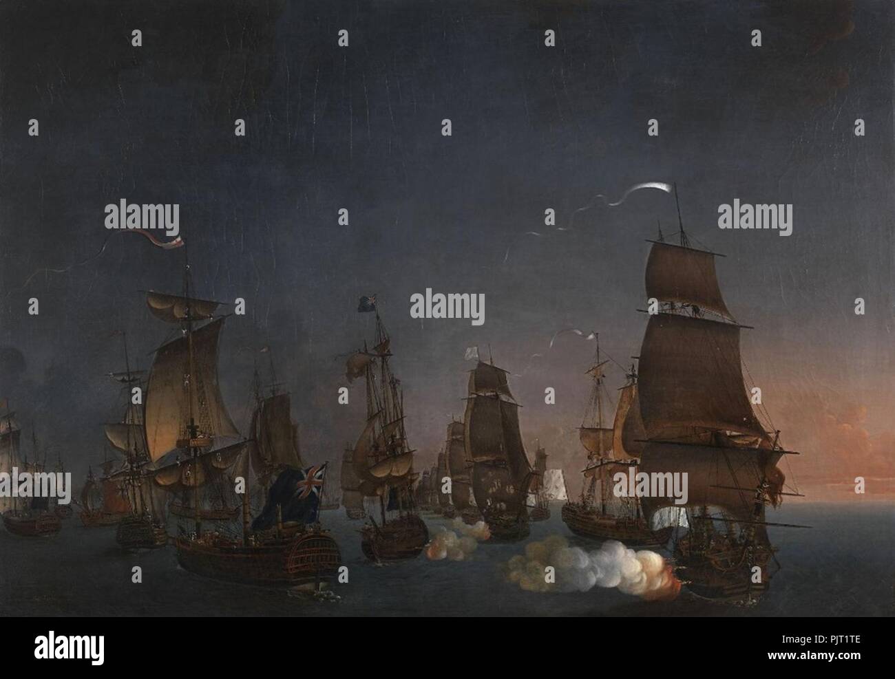 Bataille de Négapatam, 6 juillet 1782 Stock Photo Alamy