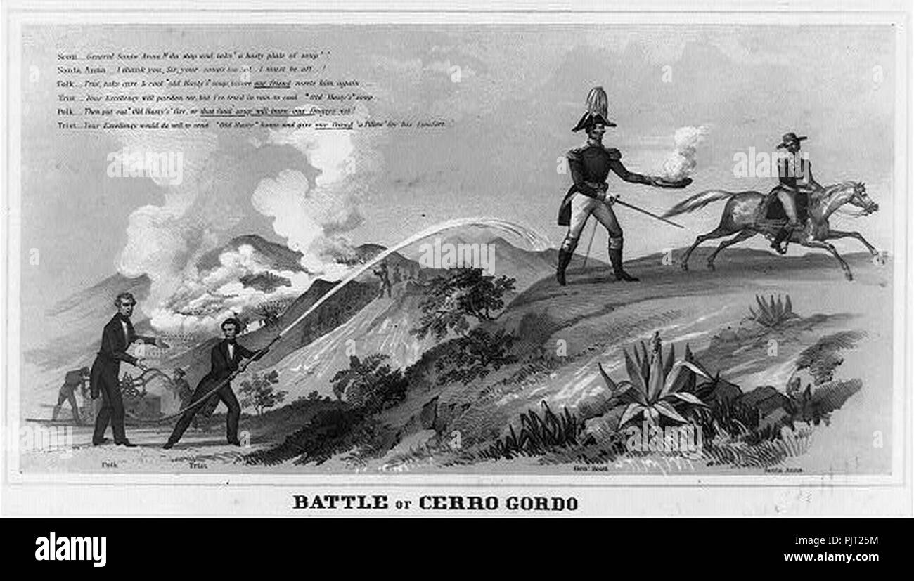 Battle of Cerro Gordo Stock Photo Alamy