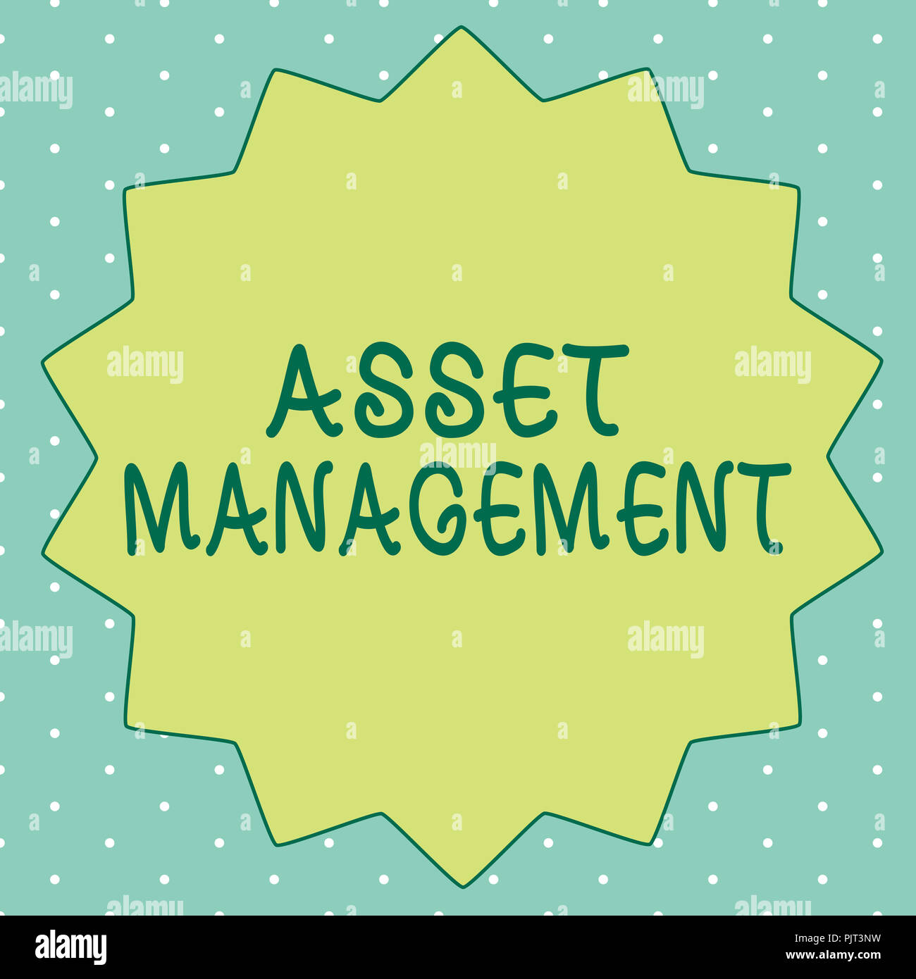 Handwriting text writing Asset Management. Concept meaning systematic ...