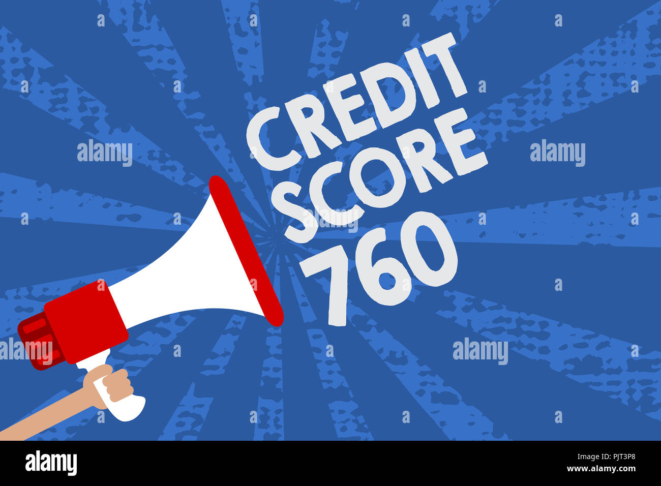 Handwriting text Credit Score 760 Concept meaning numerical expression Handwriting text Credit Score 760 Concept meaning numerical expression