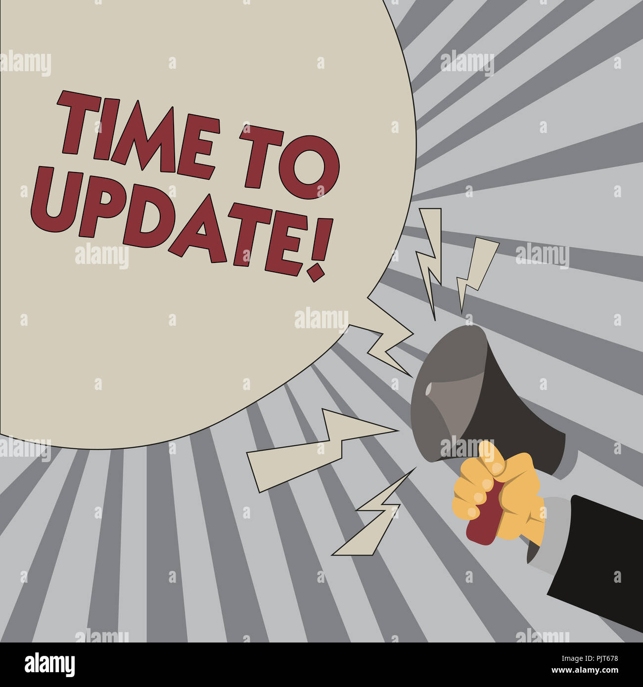 To Be Updated Note Writing note showing Time To Update. Business photo showcasing ...