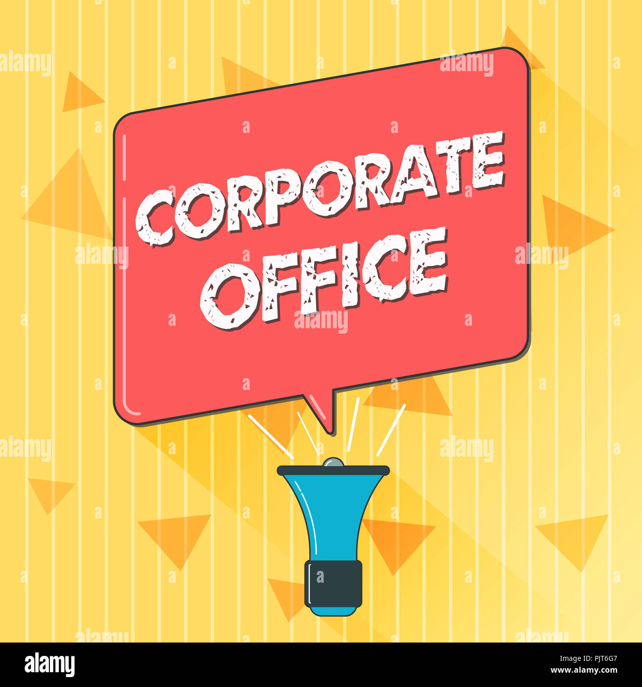 Handwriting text Corporate Office. Concept meaning home department that