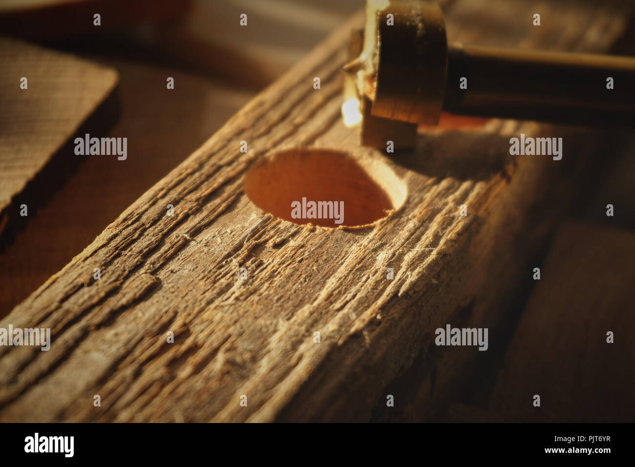 Circular hole drilling hi-res stock photography and images - Alamy