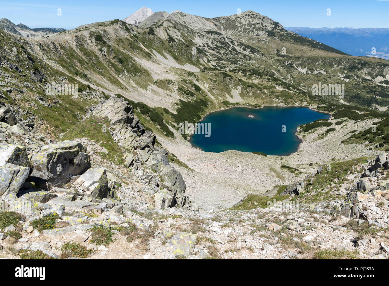 Amazing Landscape with Tevno vasilashko lake, Pirin Mountain, Bulgaria  Stock Photo - Alamy