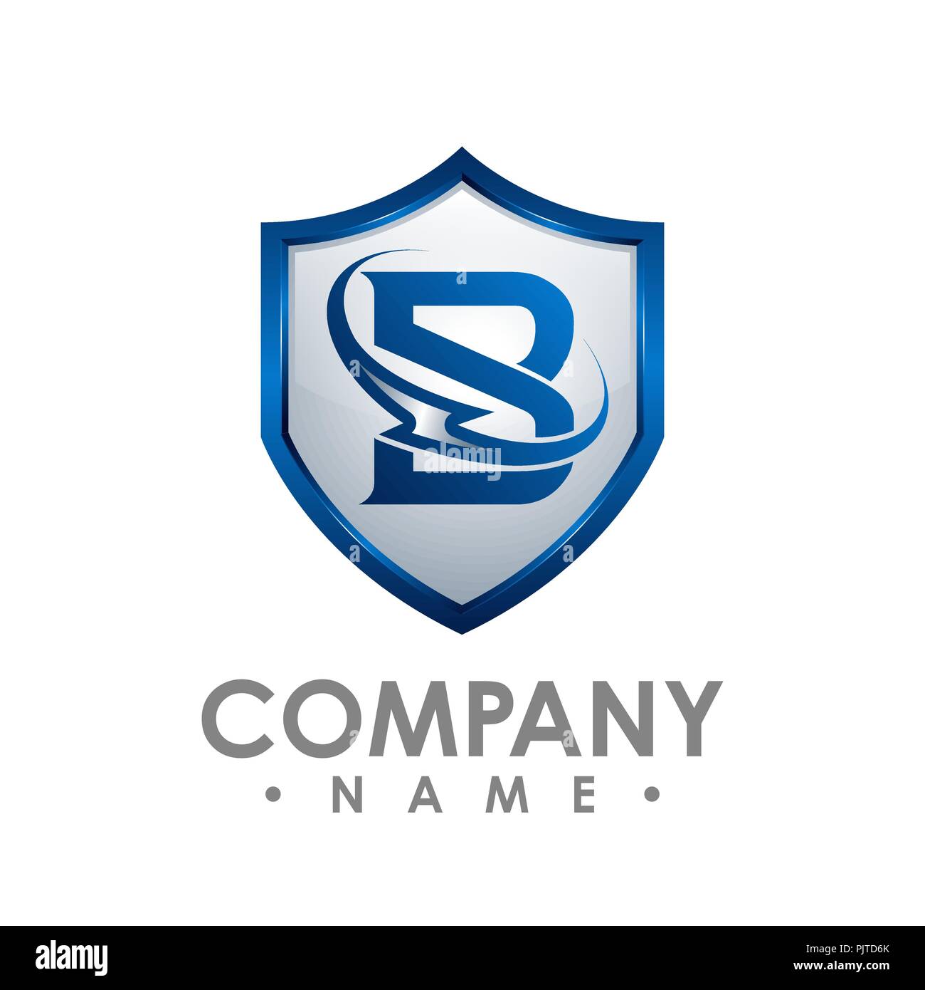 B letter Shield house icon logo design vector template Stock Vector ...