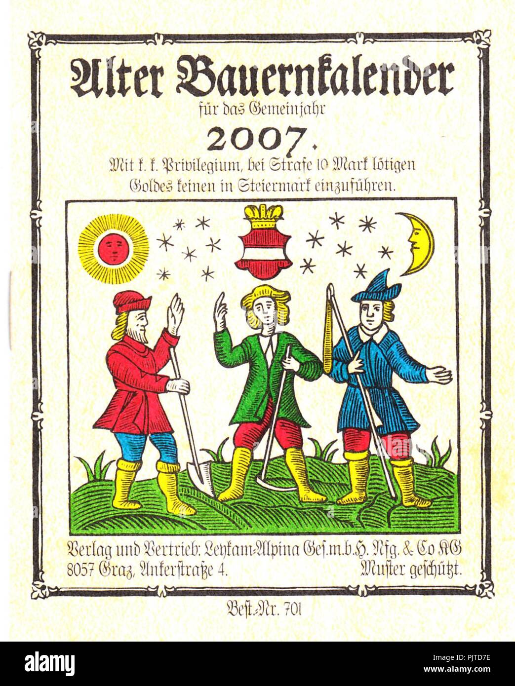 Bauernkalender hi-res stock photography and images - Alamy