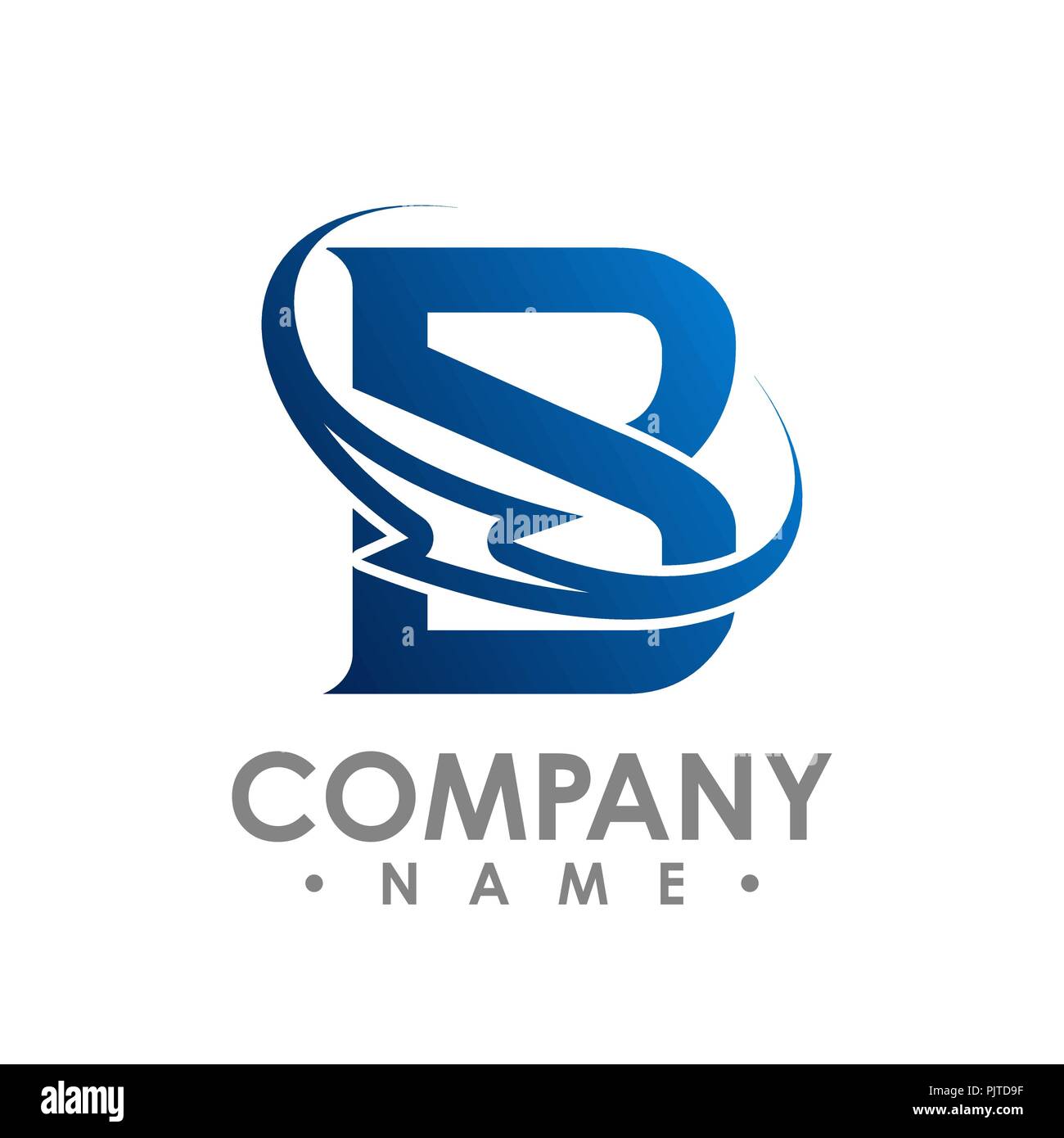 Initial Letter B concept bolt logo on white background . B letter concept and ideas. Stock Vector