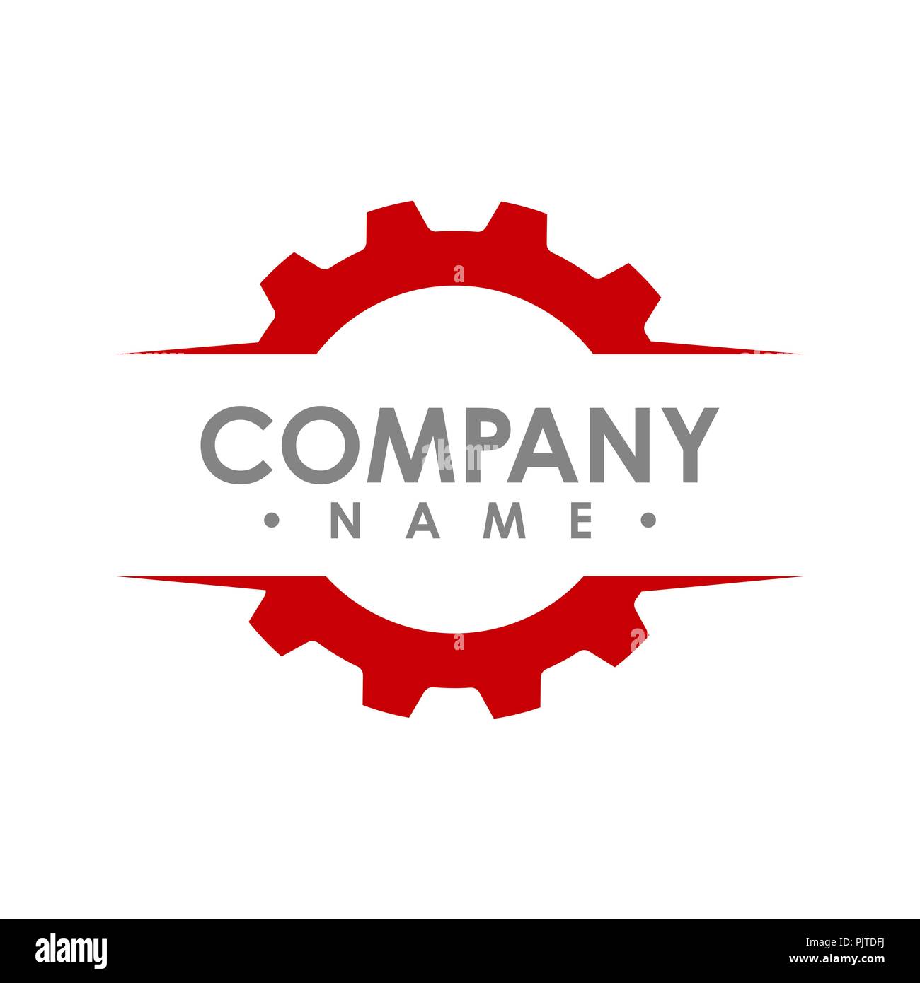 Gear logo concept vector logo concept illustration. Abstract logo sign