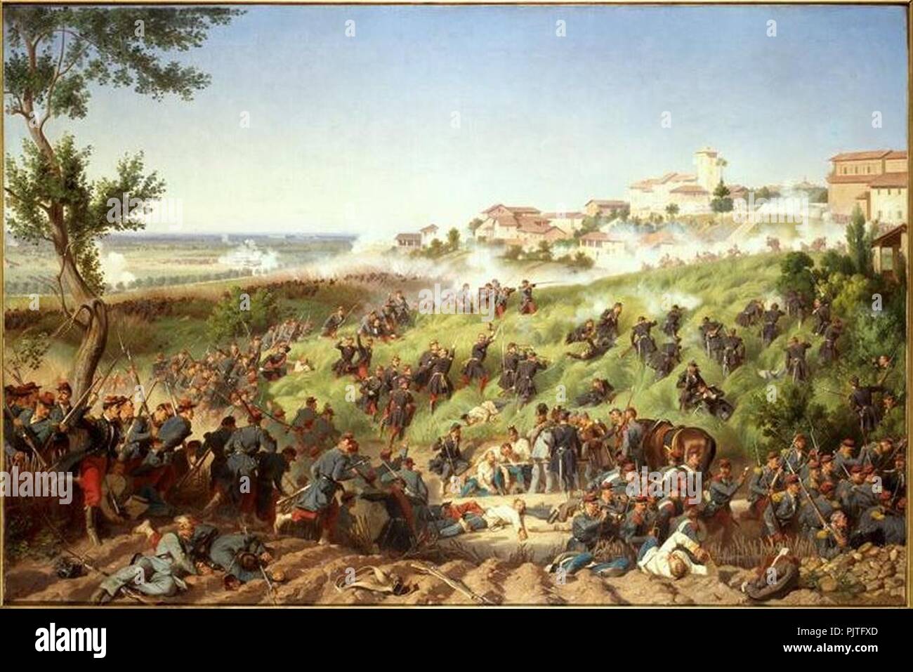 Battaglia di Montebello (1859 Stock Photo Alamy