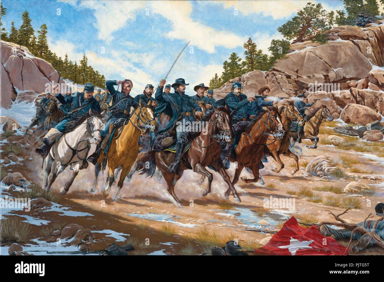 Battle At Glorieta Pass High Resolution Stock Photography and Images