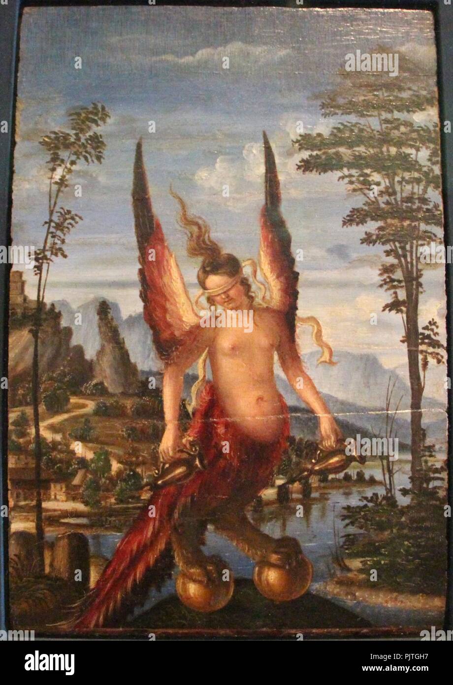 Andrea previtali e giovanni bellini, allegorie, 1490 ca. 02. Stock Photo