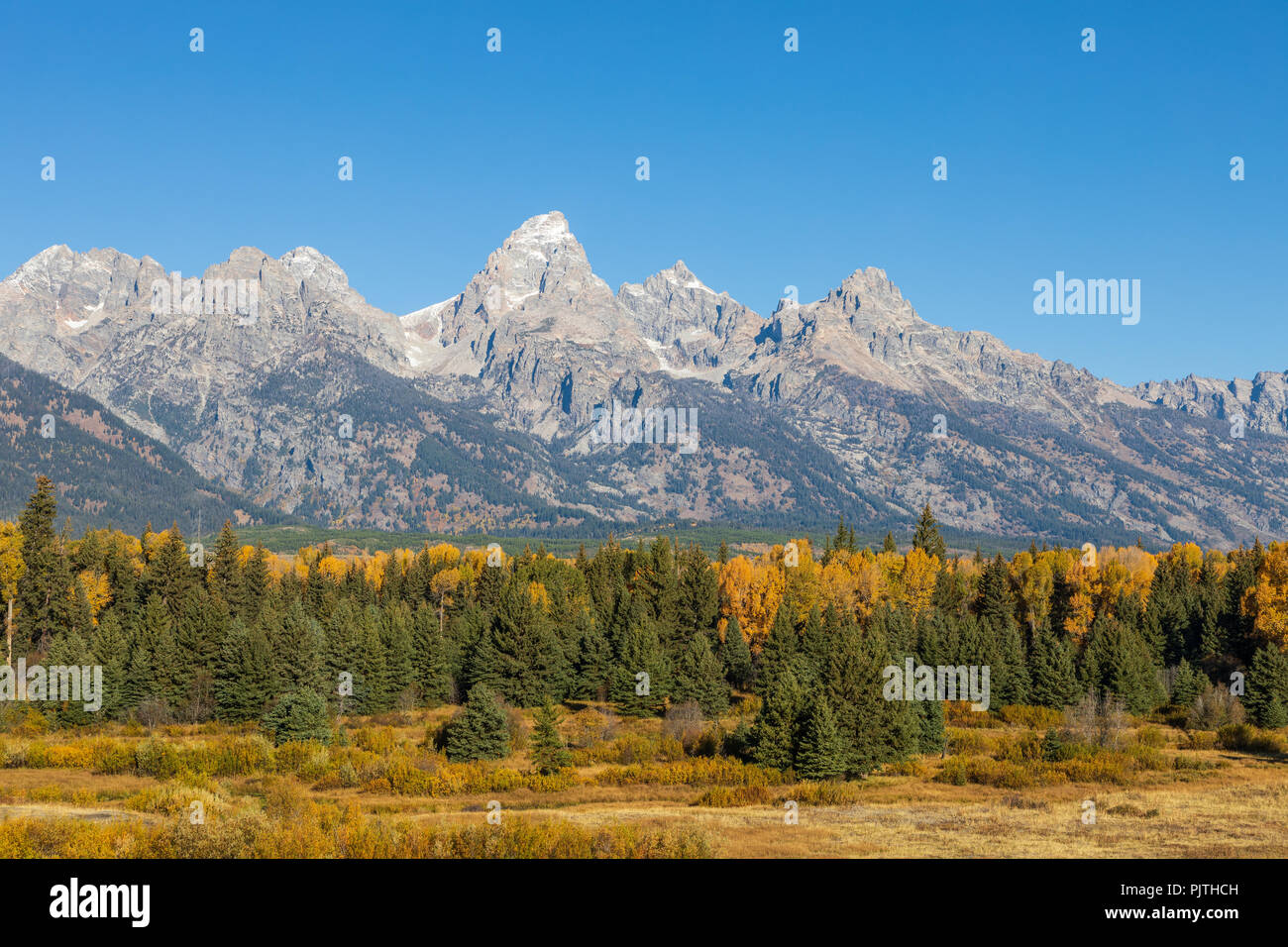 Scenic Autumn Landscape in the Tetons Stock Photo - Alamy