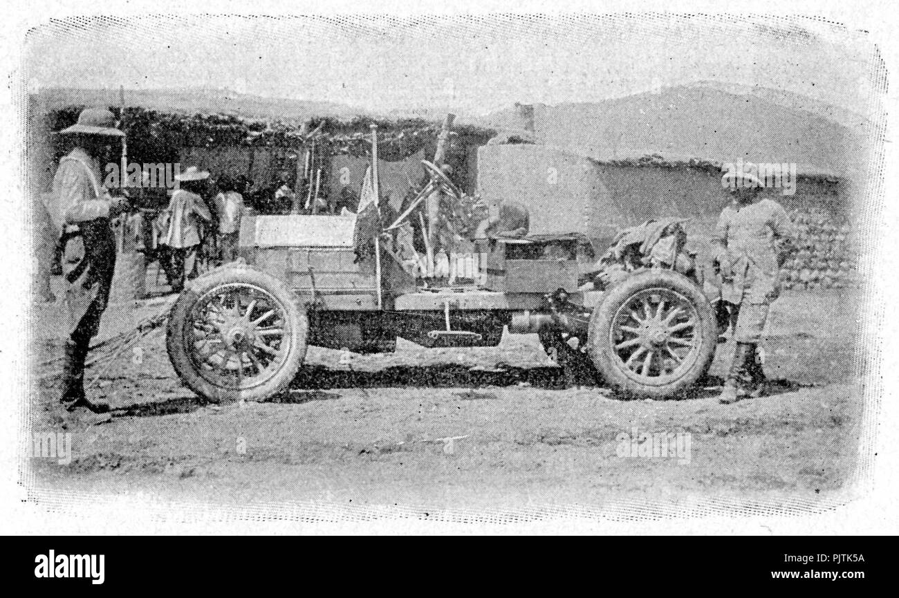 Livre Vintage 1910 : La Metà Del Mondo Vista Da Un'Automobile De Luigi Barzini - État Correct